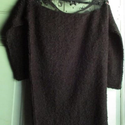 Ma＊rs black betty boop knitted blouse(free size) - Thumbnail 4