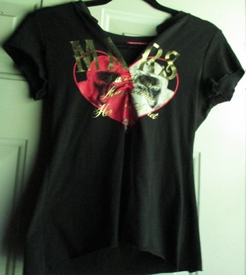 Ma＊rs Black Hot Pink Scandalous Shirt