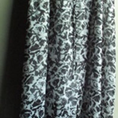 Ma＊rs black & white long dress