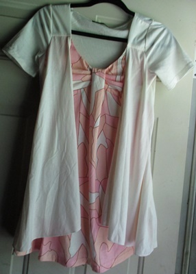 Growing Rich Pink/White Dress