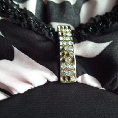 Golds infinity black/pink dress sz. m