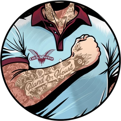 Cocksparrer- hand on heart lp picture disc 