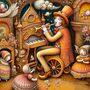 Whimsical Musician Cross Stitch Pattern-2