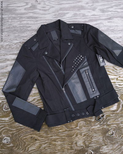 Sale men's venom moto jacket - black