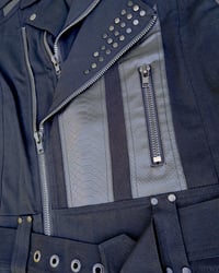 SALE Men's Venom Moto Jacket - Black - Thumbnail 7