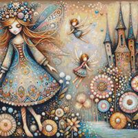 Whimsical Fairies Cross Stitch Pattern - Thumbnail 1