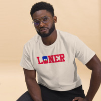 LONER - Haiti - Unisex Tee - Thumbnail 5