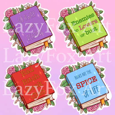 Book lovers stickers series 3