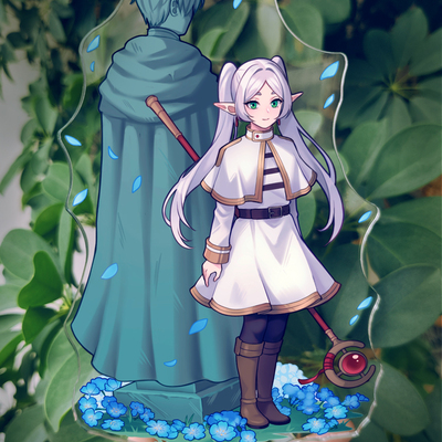 Frieren and himmel standee