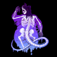 slime guy glow-in-the-dark sticker - Thumbnail 4