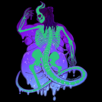 slime guy glow-in-the-dark sticker - Thumbnail 5