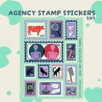 Agency stamp stickers