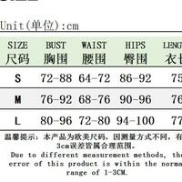 Lace-up V-neck halter back dress with cross rhinestones - Thumbnail 4