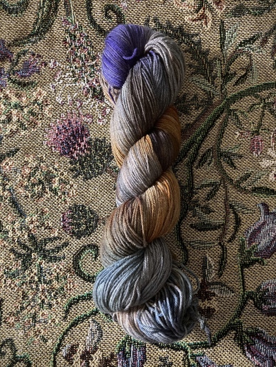 Geode Hand Dyed Fingering Weight Sock Yarn