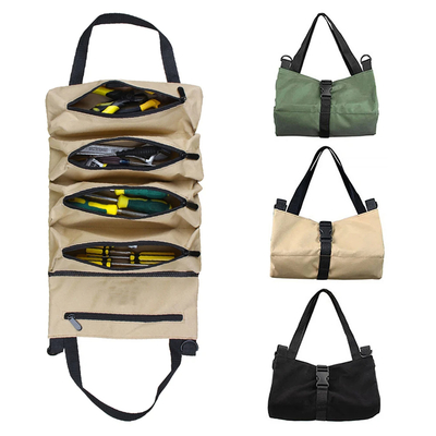Multi-purpose roll up tool bag