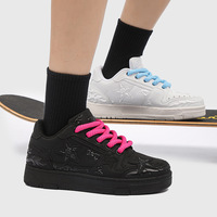 Rose Embossed Sneakers For Women - Thumbnail 1