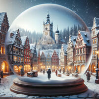 Snow Globes Cross Stitch Pattern - Thumbnail 2