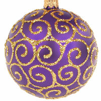 Purple Bauble Cross Stitch Pattern - Thumbnail 2