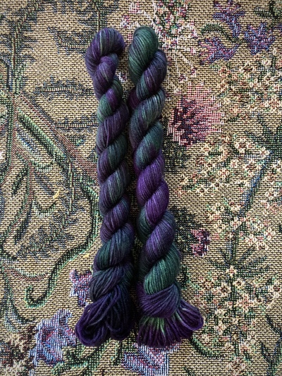 Witch's Brew Hand Dyed Fingering Weight Sock Yarn