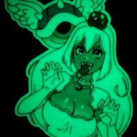 ghost princess and the blue angel of death (GLOW IN THE DARK) - Thumbnail 1