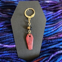 Red Coffin Stitch Marker - Thumbnail 5
