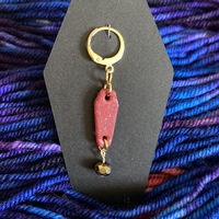 Red Coffin Stitch Marker - Thumbnail 6