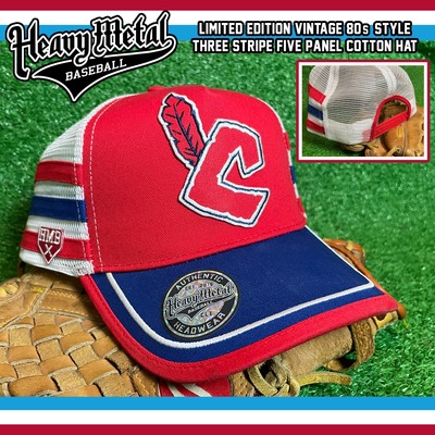 Limited Edition Vintage 80's Style 3-stripe 5 Panel Hat