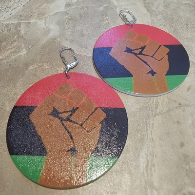 Pan-africa earrings  - Thumbnail 1