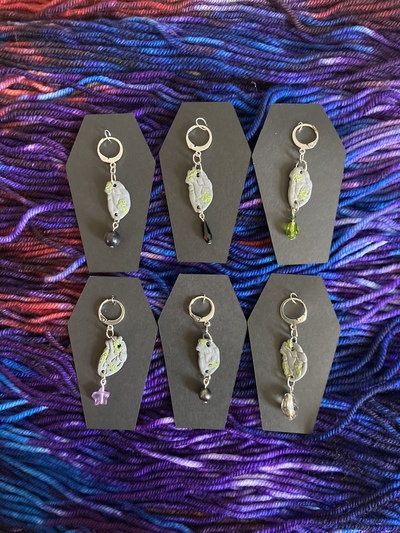 Stone Heart Stitch Marker