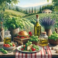 Olive Oil Cross Stitch Pattern - Thumbnail 2