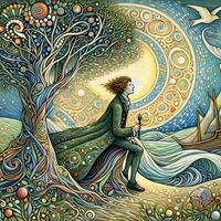 Night Sky Cross Stitch Pattern - Thumbnail 2