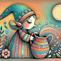 Magical Elf Cross Stitch Pattern - Thumbnail 2