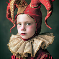 Little Jester Cross Stitch Pattern - Thumbnail 2