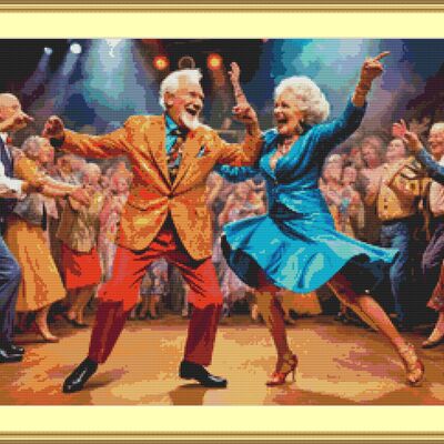 Joy of dancing cross stitch pattern