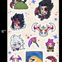 ☆ Kayn Sticker Sheet ☆ - Thumbnail 2