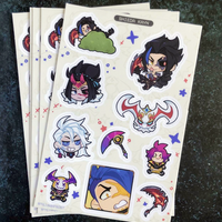☆ Kayn Sticker Sheet ☆ - Thumbnail 1