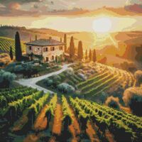 Italian Beauty Cross Stitch Pattern - Thumbnail 1