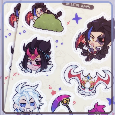 ☆ kayn sticker sheet ☆