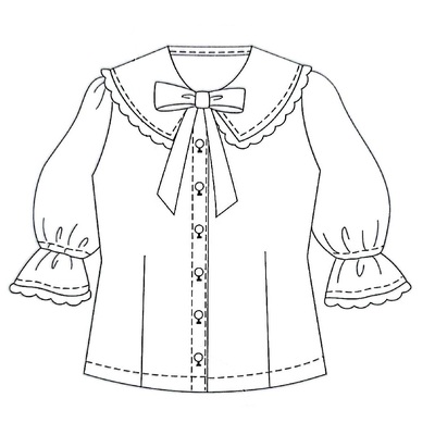 1708 blouse and skirt set