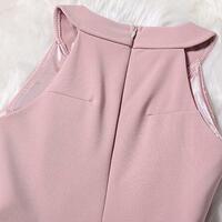Pink Halter Summer Short Dresses, Teen Girls Dresses, Pink Dresses,1038 - Thumbnail 2