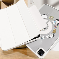 Puppy Pattern Magnetic Cover For iPad Mini Air Pro New iPad IPMC03 - Thumbnail 1