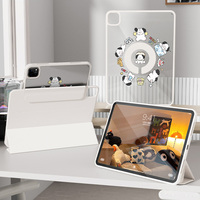 Puppy Pattern Magnetic Cover For iPad Mini Air Pro New iPad IPMC03 - Thumbnail 2