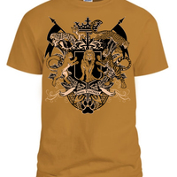 Coat of Arms T-Shirt- Big Cats - Thumbnail 1