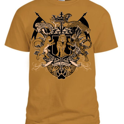 Coat of arms t-shirt- big cats