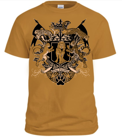 Coat of Arms T-Shirt- Big Cats