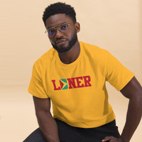 LONER - Guyana - Unisex Tee - Thumbnail 5