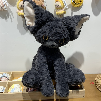 Cute Devon Rex Cat Plush Toy