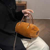 Cute Capybara Plush Bag Handbag - Thumbnail 2