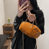 Cute Capybara Plush Bag Handbag - Thumbnail 3