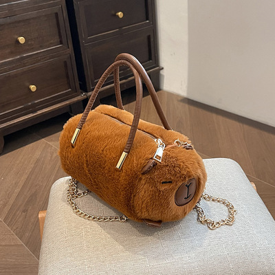 Cute Capybara Plush Bag Handbag